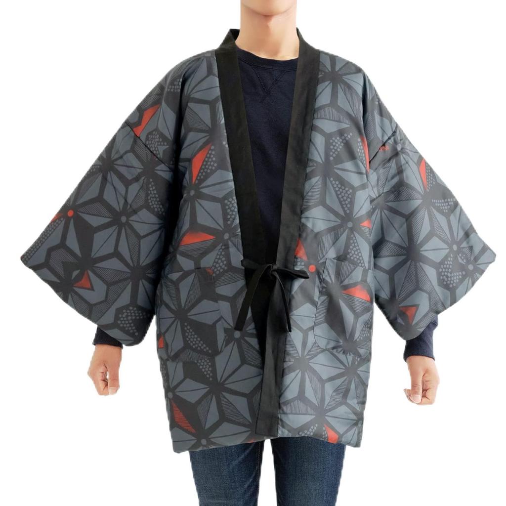 Мужская двусторонняя хантэн KYOETSU (Зимняя куртка) с хлопковой подкладкой (Размер M, 2A-2B)