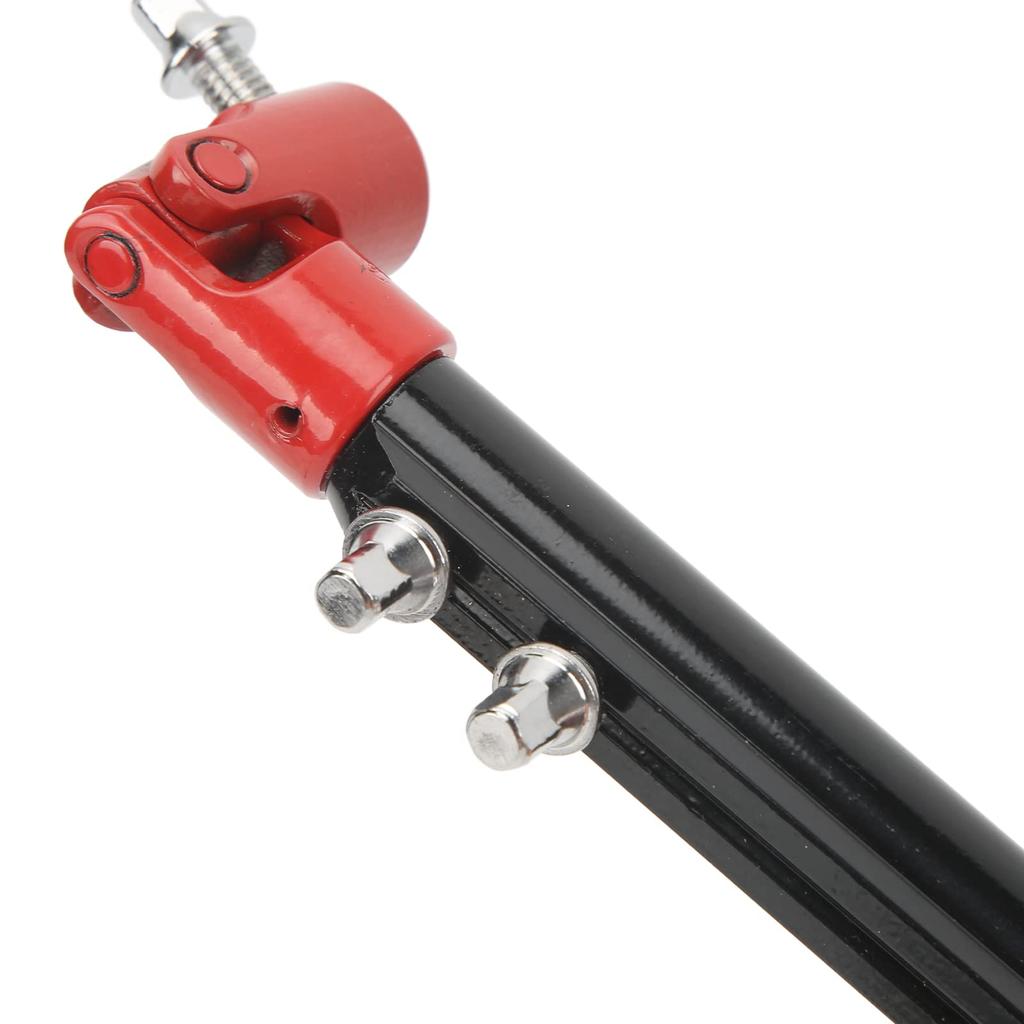 Drum Drive Shaft Replacement Part Standard Size Metal Double Pedals Rod, Wear-resistant (Black)