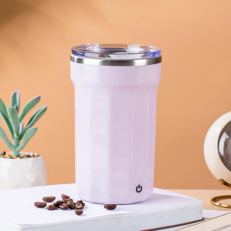 Автоматическая кружка для помешивания кофе, молока, сока, электрическая кружка из нержавеющей стали с вращающимся магнитным механизмом для помешивания