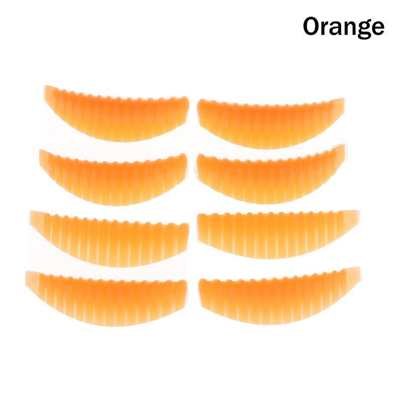4 пары силиконовых подушечек для ламинирования ресниц, многоразовые, с вертикальной полоской, для 3D наращивания ресниц, керлер, инструмент для макияжа