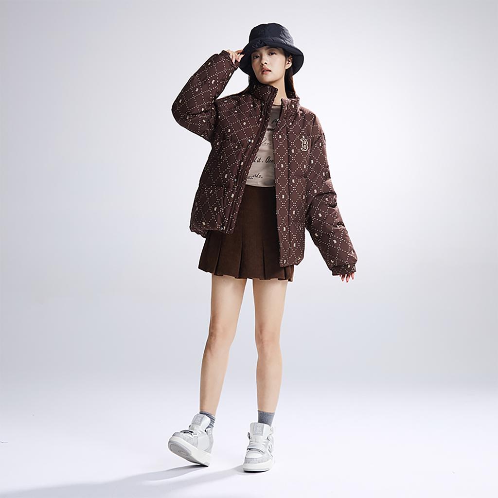 Новые пуховики MLB Унисекс Темно-коричневые 3ADJM0536-43BRD