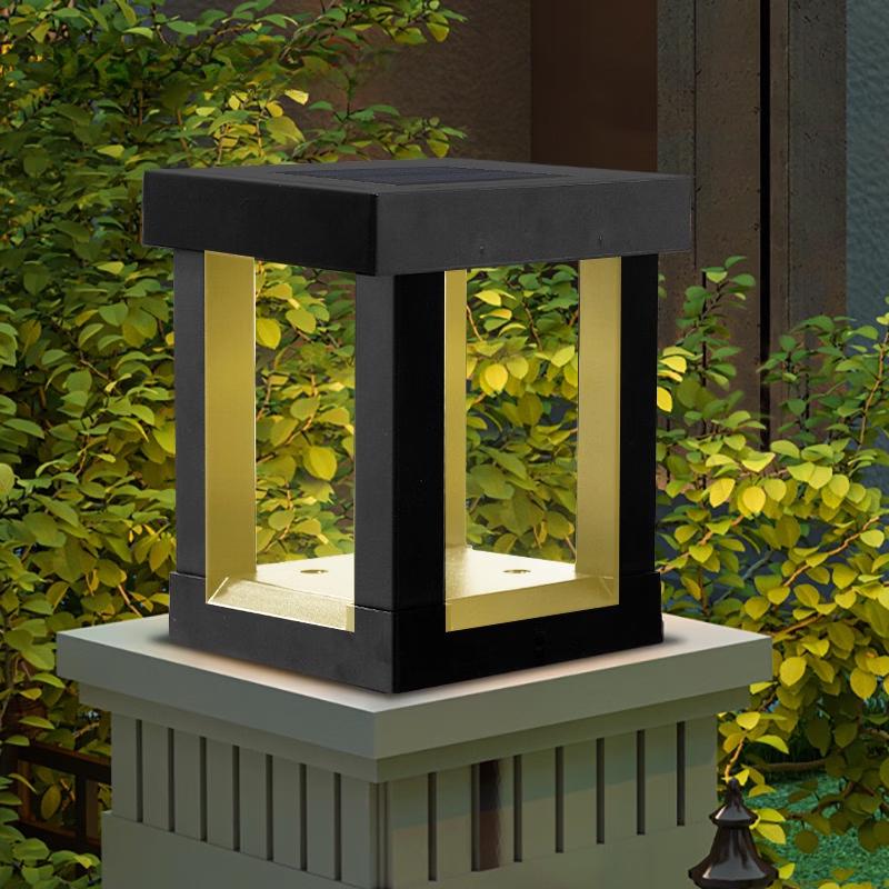 Nufeng Solar Powered RGB Pillar Light Set (2-Pack)