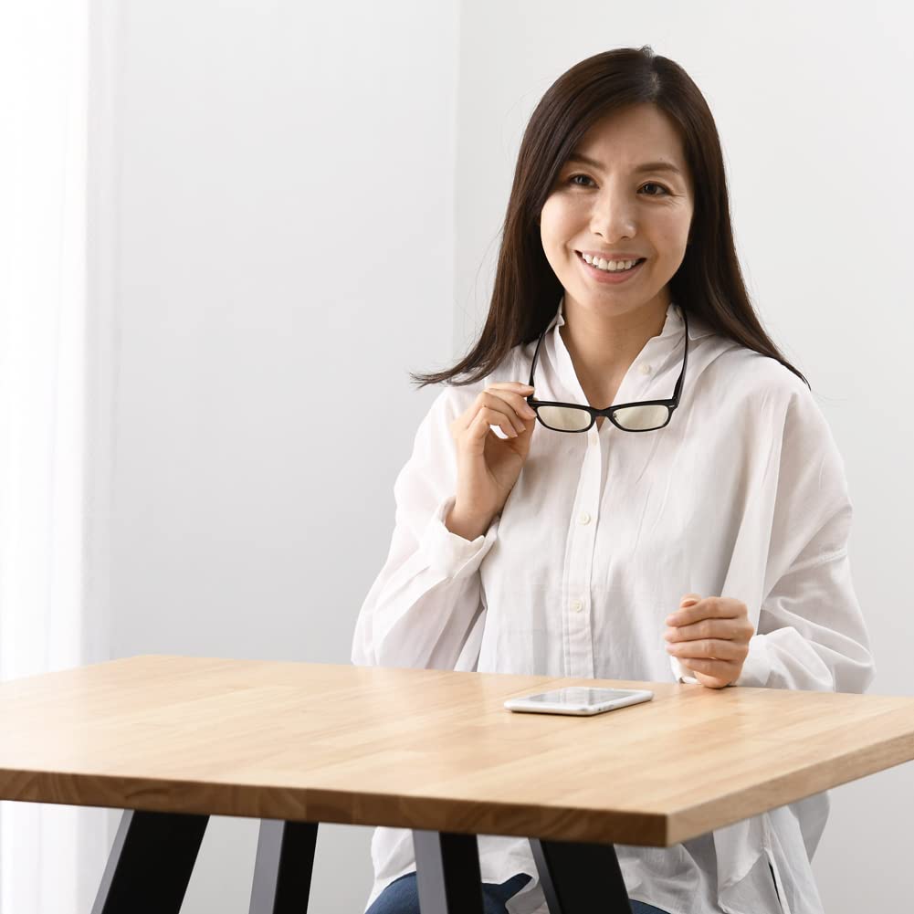 Очки для чтения с синим светом Sabae, производитель, высокоэффективные, ближние инфракрасные, для мужчин и зеленые [Eight Tokyo] Очки, подвесные, вырезанными, линзами,