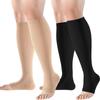 Open Toe Compression Socks 2 Pairs