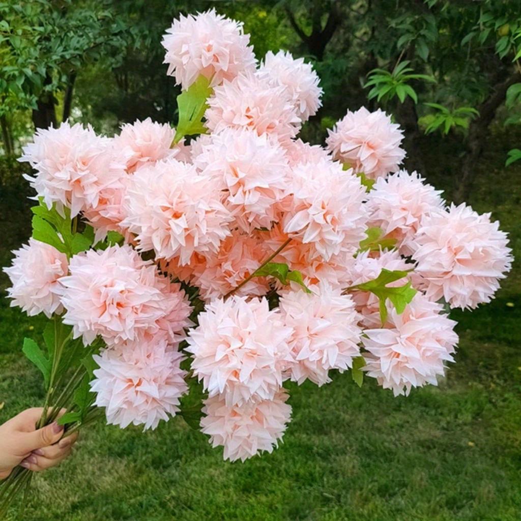 10 шт. 66 см искусственные хризантемы шарообразные цветы большие стебли хризантем искусственные цветы гортензии свадебный дом сад вечеринка свадебное украшение наружный декор