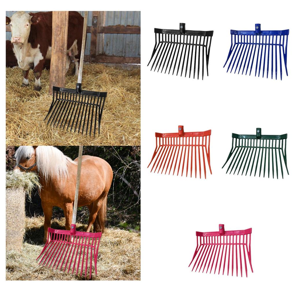 Horse Manure Fork Replacement Head Rake Pitchfork for Transplant