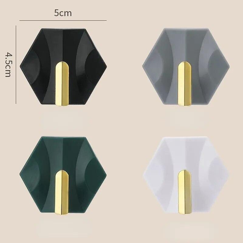 4 шт./компл. крючки для ключей самоклеящиеся настенные крючки для дома и кухни маленькие настенные крючки без пробивания сумки для ключей вешалка-держатель