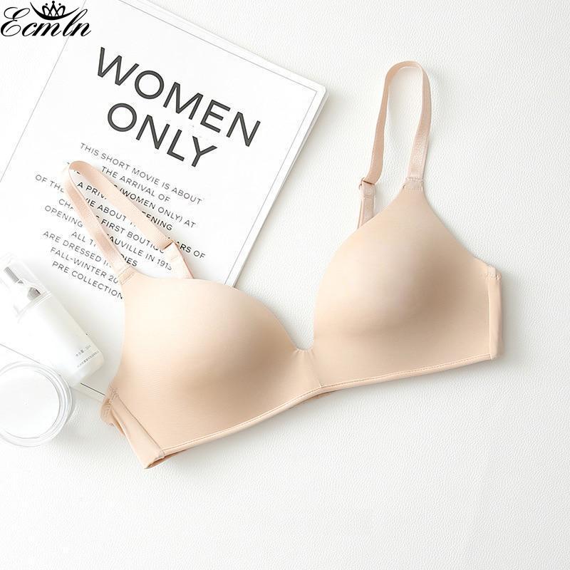 Женский бюстгальтер Push Up Поддерживающие бюстгальтеры Бесшовные бюстгальтеры на косточках с глубоким вырезом Мягкие удобные Inbarely Bras