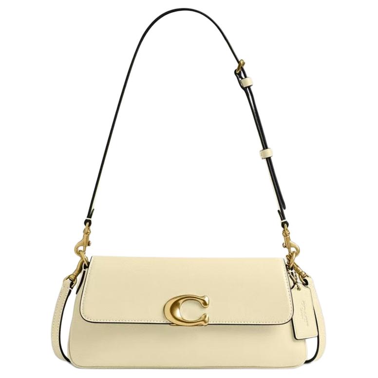 Coach Jet 25 Classic Logo Commuter Leather Tote Crossbody Shoulder Bag Medium Women bags Light-Yellow CAM16-B4LGZ