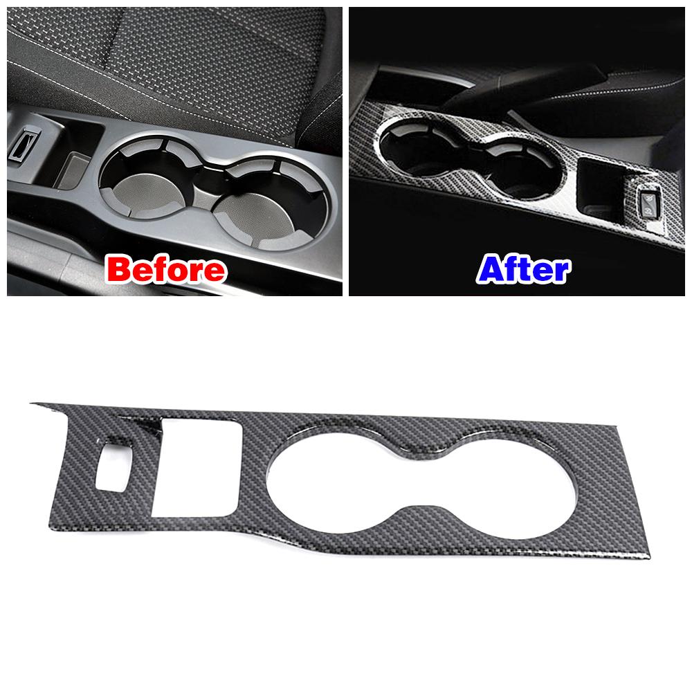 For Renault Kadjar 2015- Car Central Console Part Trim Frame Cover Car Interior Styling Modify Carbon Fiber Color