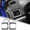AIRSPEED Subaru WRX Exclusive Accessories Real Carbon Fiber Car Side Dashboard Vent Frame Air Outlet Sticker Stylish Custom Interior Parts Subaru WRX