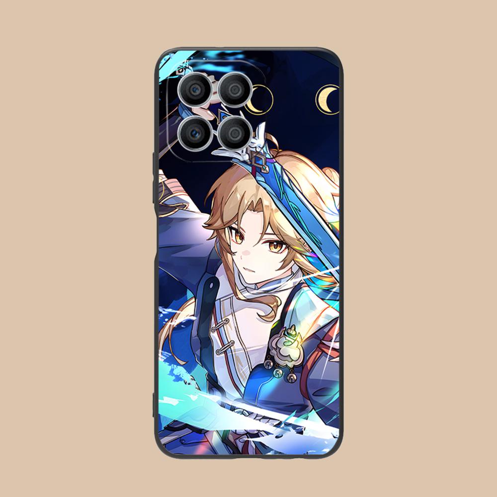 HSR Yanqing Матовый чехол из ТПУ для мобильного телефона Honor 90 80 70 60 50 30 20 10 9 8 7 Pro S SE Lite 5G Цветная печать