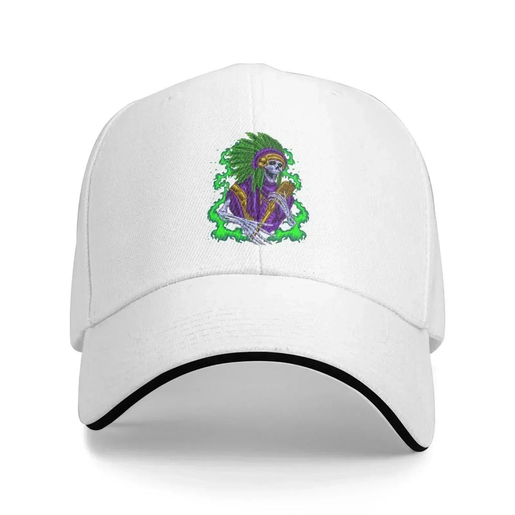 Hippie Skeleton Baseball Cap Women Unisex Hat Adjustable Outdoor Baseball Caps Sun Hat
