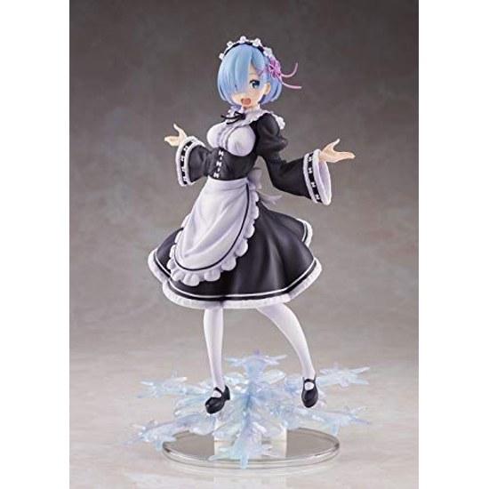 Taito ReZero Зимняя горничная Рем Красочная аниме ПВХ фигурка Шедевр художника Высота 20,32 см