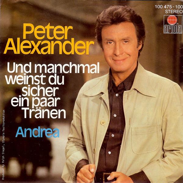 7-дюймовая пластинка ПИТЕР АЛЕКСАНДР - И Иногда Ты Наверняка Плачешь П LP200250501 Ariola 1979 Австрия Поп Б/У