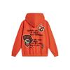 Толстовка с капюшоном Li Ning Badfive Letter Print Loose Hoodie Men hoodies Phoenix-Orange AWDU087-8
