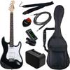 Электрогитара SELDER Stratocaster Type Sakura Musical Instruments Original Beginner Basic Set ST-16/BK