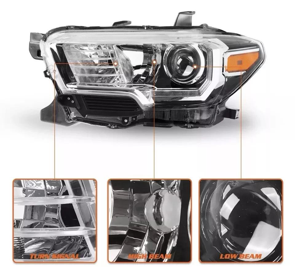 Совместимые галогеновые фары для Toyota Tacoma Off-Road 2016-2017, номер детали 81150-04250/81110