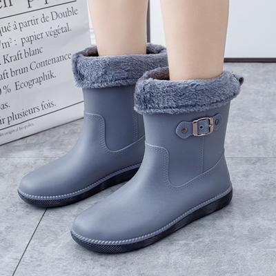 Новые женские ботинки Mid Drum Rain Shoes Outdoor Водонепроницаемые легкие сапоги для отдыха на природе Сапоги для дождя Рабочая обувь Новые бахилы с термоизоляцией