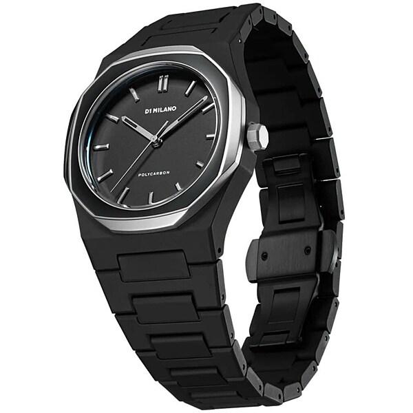 D1 Milano POLYCARBON ENAMEL Quartz 3-Hand PCBU13 Wrist Watch