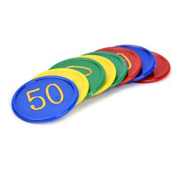 160 шт./набор Фишки для покера номиналом Круглые Подсчет Чисел Игрушка Игра Реквизит для вечеринки