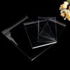 Self-adhesive Bag 100Pcs Transparent Self-Adhesive Sealable Plastic Bags For And Gifts