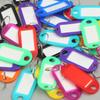 30Pcs Colorful Plastic Keychain Key Tags Label Numbered Name Baggage Tag Id Label Name Tags With Split Ring