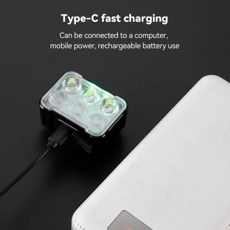 Светодиодный задний фонарь для велосипеда с зарядкой через USB, водонепроницаемый, 4 режима