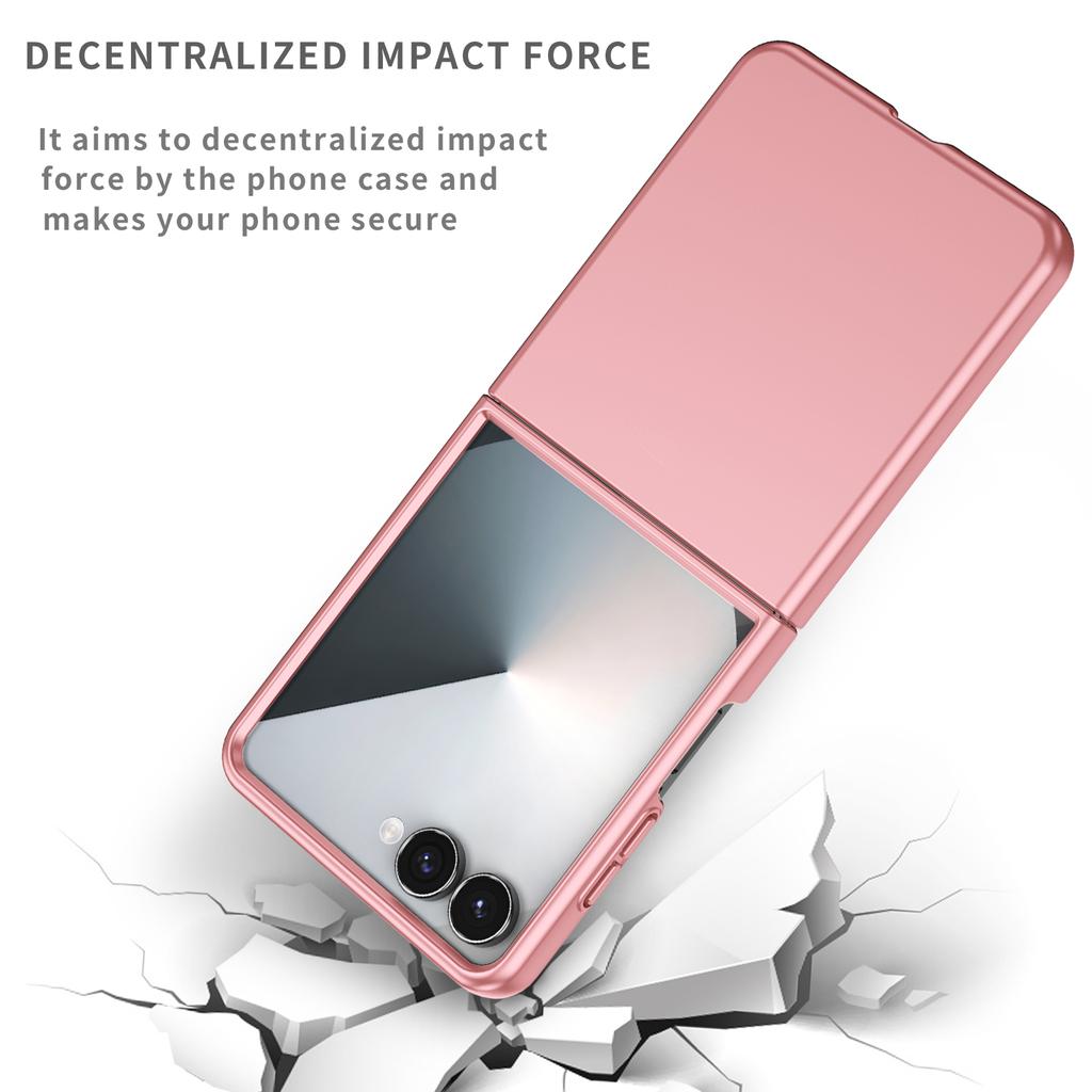 Простой противоударный чехол для телефона Samsung Galaxy Z Flip7 FE Flip6 Flip 6 7 5G Flip5 Flip4 Flip3 Flip 4 3 5 Чехол с защитой от отпечатков пальцев