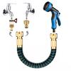Garden Hose Expandable Water Hose with Spray Nozzle Lightweight Flexible Garden Hose for Watering Cleaning