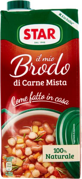 Bulion mięsny il mio brodo di carne mista 1l - star