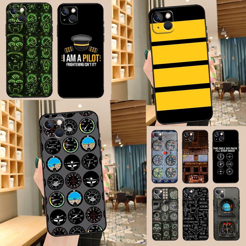Aviation Aeroplane Pilot Cockpit Case For Xiaomi 17 Pro Max 13 14 15 Ultra 13T 14T 15T Cover For POCO X7 X5 X6 F5 F6 F7 F8 Pro
