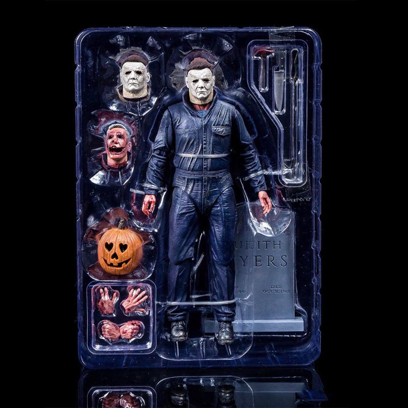 Neca Хэллоуин Ultimate Майкл Майерс 7-дюймовая экшн-фигурка 2018 Фильм 1:12 подвижных игрушечных моделей Красивый