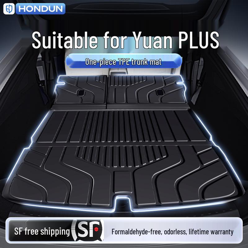 BYD Yuan PLUS TPE25 Интегрированный коврик в багажник - Автоаксессуар