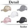 Mesh Cap Star Pattern Hat Sports Running Outdoor Women Men CA675 [White Fang] (Gold)