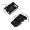 For 2025 Hyundai Santa Fe Insert Glove Pallet Organizer Under Center Console Armrest Storage Box Tray with Cup Holder