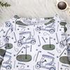 1-24 Months Baby Unisex Cute Golf All-over Print Long Sleeve Romper