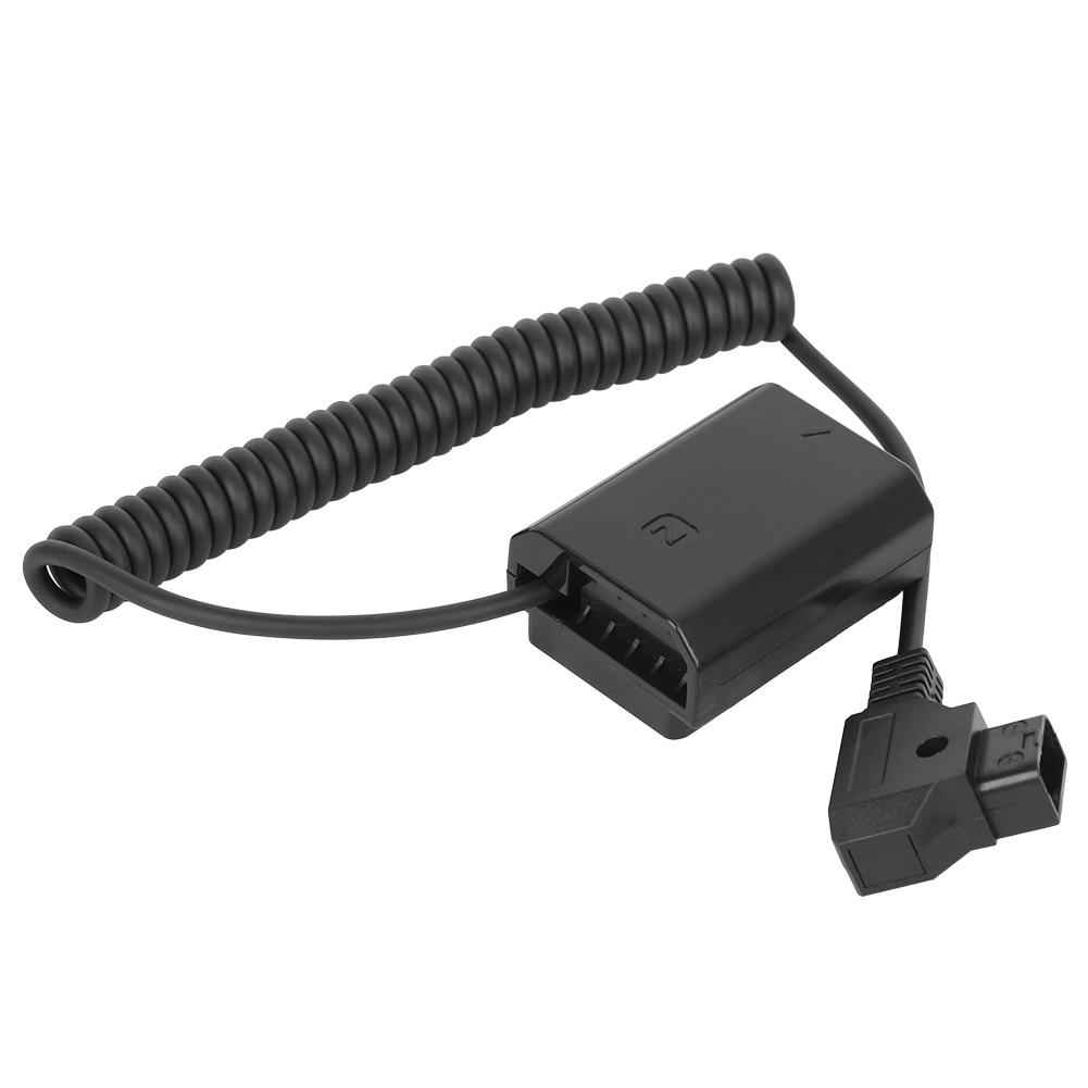 FZ100 Black ABS D TAP Interface External Full Decoder Power Supply Dummy Battery with Spring Wire