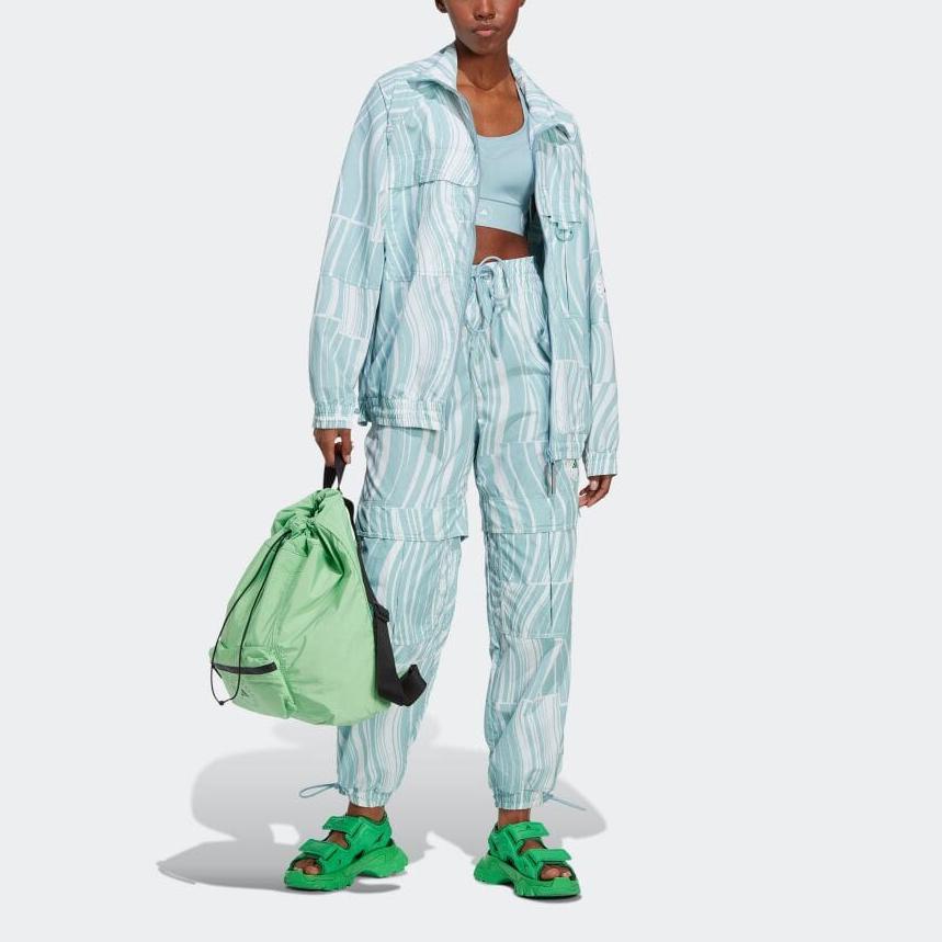 adidas Вязаные спортивные штаны женские синие HT1103