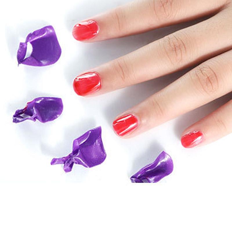 10 шт./лист защитных наклеек для лака для ногтей, держатель для инструментов, креативный U-образный, водонепроницаемый, прочный, чехол для пальцев маникюрного инструмента