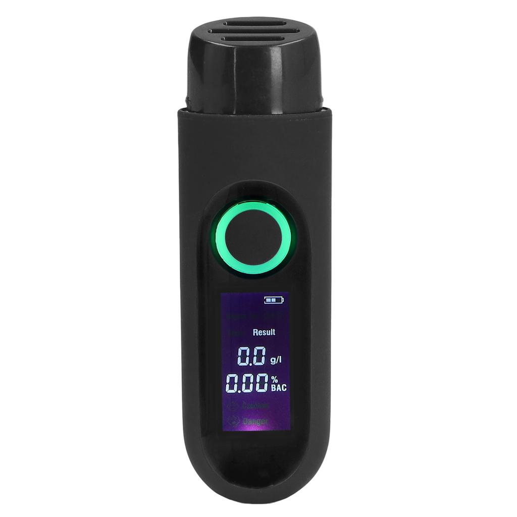 Alcohol Tester LCD 3 Color Display USB Charging Blowing Contactless Testing Alcohol Tester for