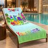 Custom Name Numberblocks Beach Towel Personalized Text Soft Towel Swimming Travel Bath Gift
