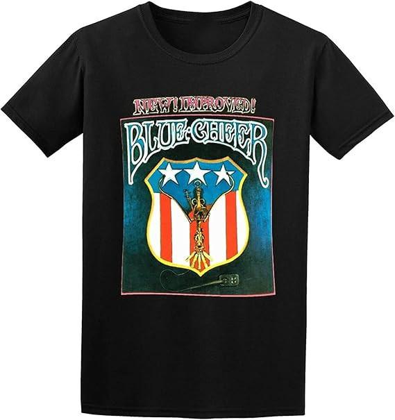 Коллекция Blue Cheer Новая улучшенная футболка Черная Все размеры Унисекс футболка