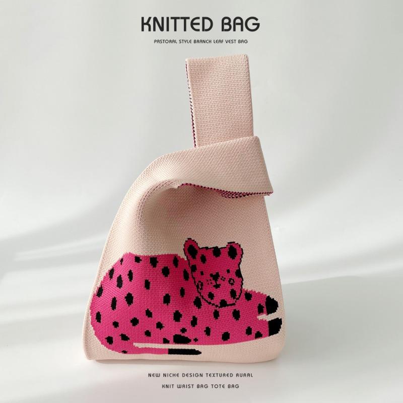 Сумка-жилет Вязаная сумка через плечо Ручная сумка Пригородная сумка-тоут большой вместимости