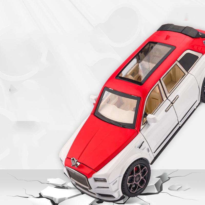1/22 масштаб Cullinan SUV, литая под давлением модель автомобиля, игрушечный автомобиль с откатным механизмом, звуком и светом для детей, коллекция подарков для мальчиков и девочек