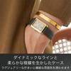 [CITIZEN] Коллекция L Square Прямоугольные Eco-Drive Золотые EW5622-09P Женские Желтое Золото
