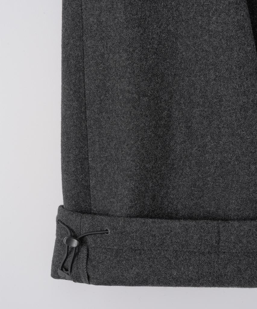 ANOTHER OFFICE Cashmere Banding Easy Pants (Heather Charcoal)