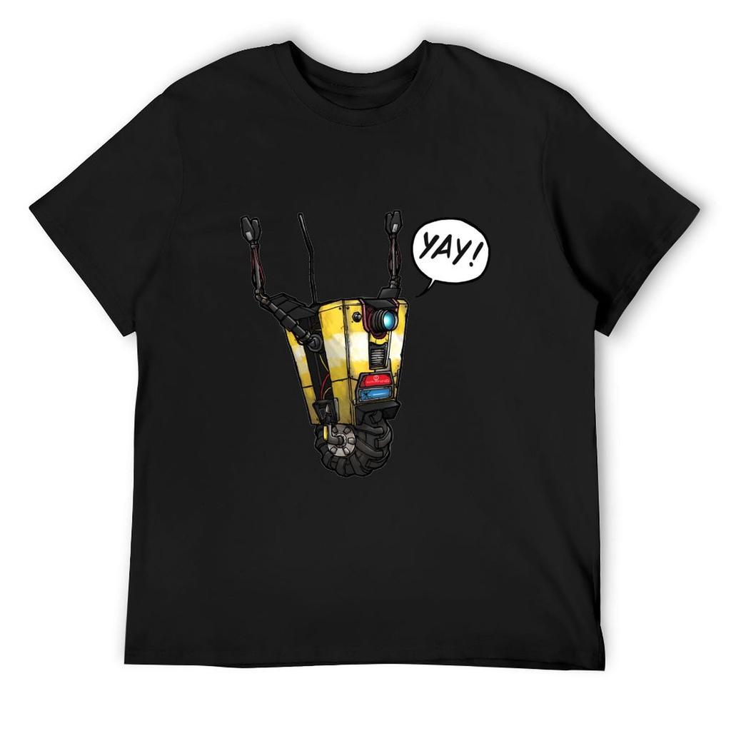 Happy Claptrap Tshirt Customs Blue Archive Korean Fashion Unisexs Workout Shirts