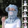 Кепка-вентилятор для улицы, шляпа от солнца, сильный ветер, охлаждение, защита от солнца, широкий козырек, ажурная, для кемпинга, сетчатая, защита от солнца, декоративная, для шеи, головной убор
