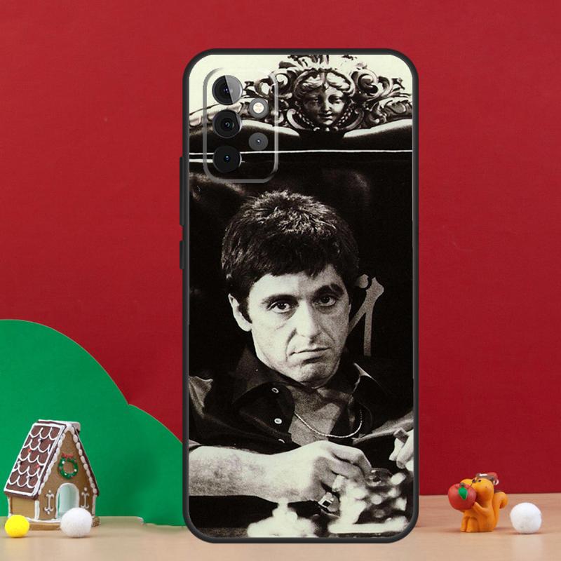 Кейс для телефона Scarface Tony Montana для Samsung Galaxy A56 A33 A13 A36 A23 A52 A32 A12 A54 A34 A14 A16 A53 A15 A35 A55 A17